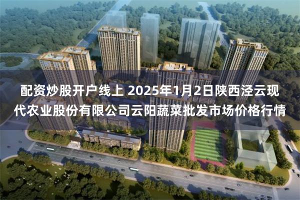 配资炒股开户线上 2025年1月2日陕西泾云现代农业股份有限公司云阳蔬菜批发市场价格行情