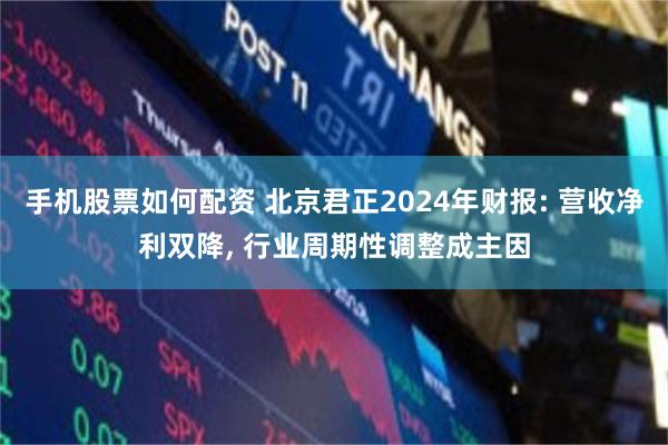 手机股票如何配资 北京君正2024年财报: 营收净利双降, 行业周期性调整成主因
