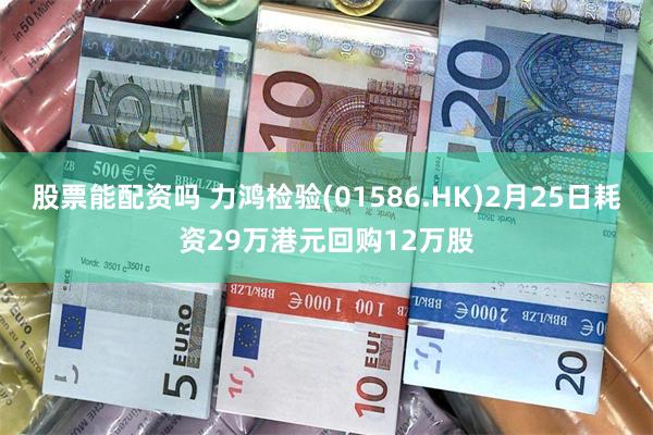 股票能配资吗 力鸿检验(01586.HK)2月25日耗资29万港元回购12万股