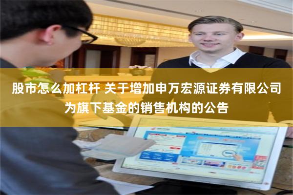 股市怎么加杠杆 关于增加申万宏源证券有限公司为旗下基金的销售机构的公告