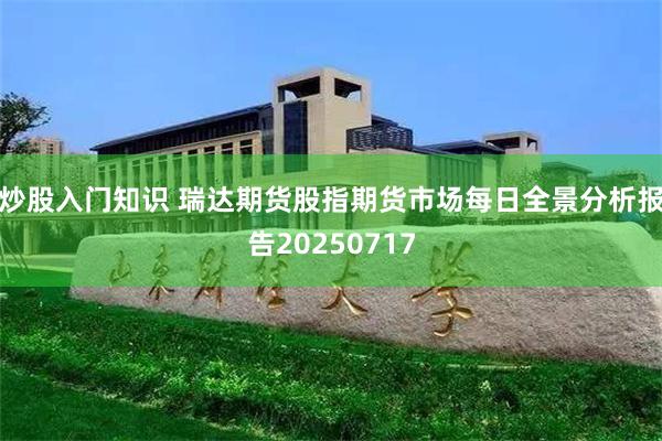 炒股入门知识 瑞达期货股指期货市场每日全景分析报告20250717