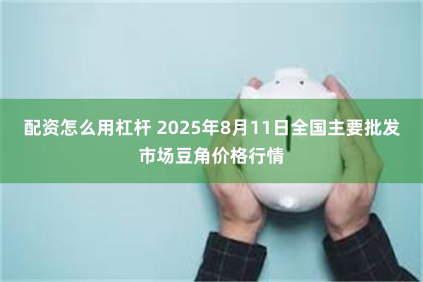 配资怎么用杠杆 2025年8月11日全国主要批发市场豆角价格行情